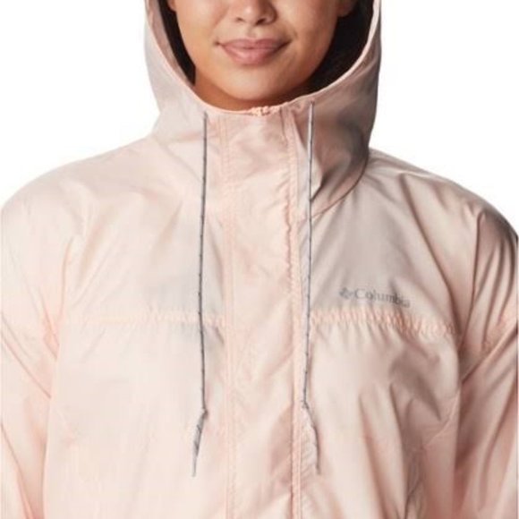 Columbia Flash Challenger Blush Pink Windbreaker, Size M - Picture 4 of 13